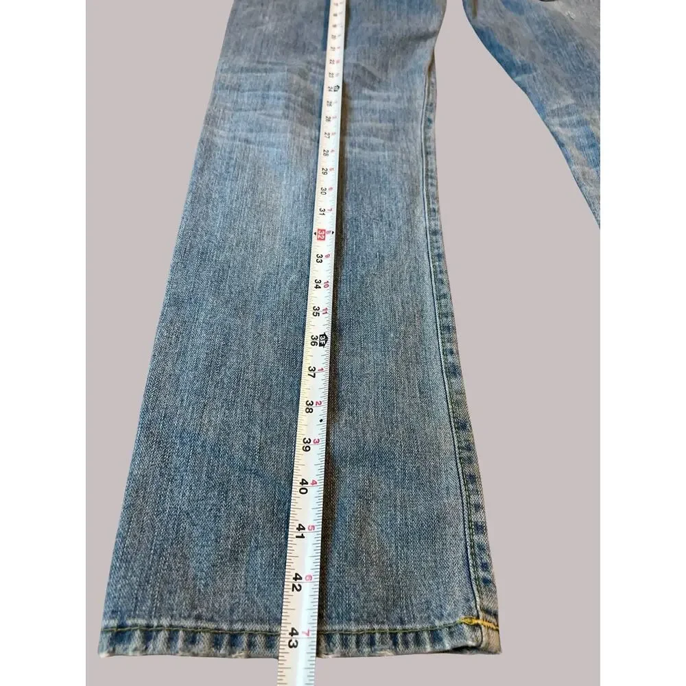 TRUE RELIGION Geno Relaxed Slim Fit Jeans, Distressed, Light Wash| Men’s: 36x32